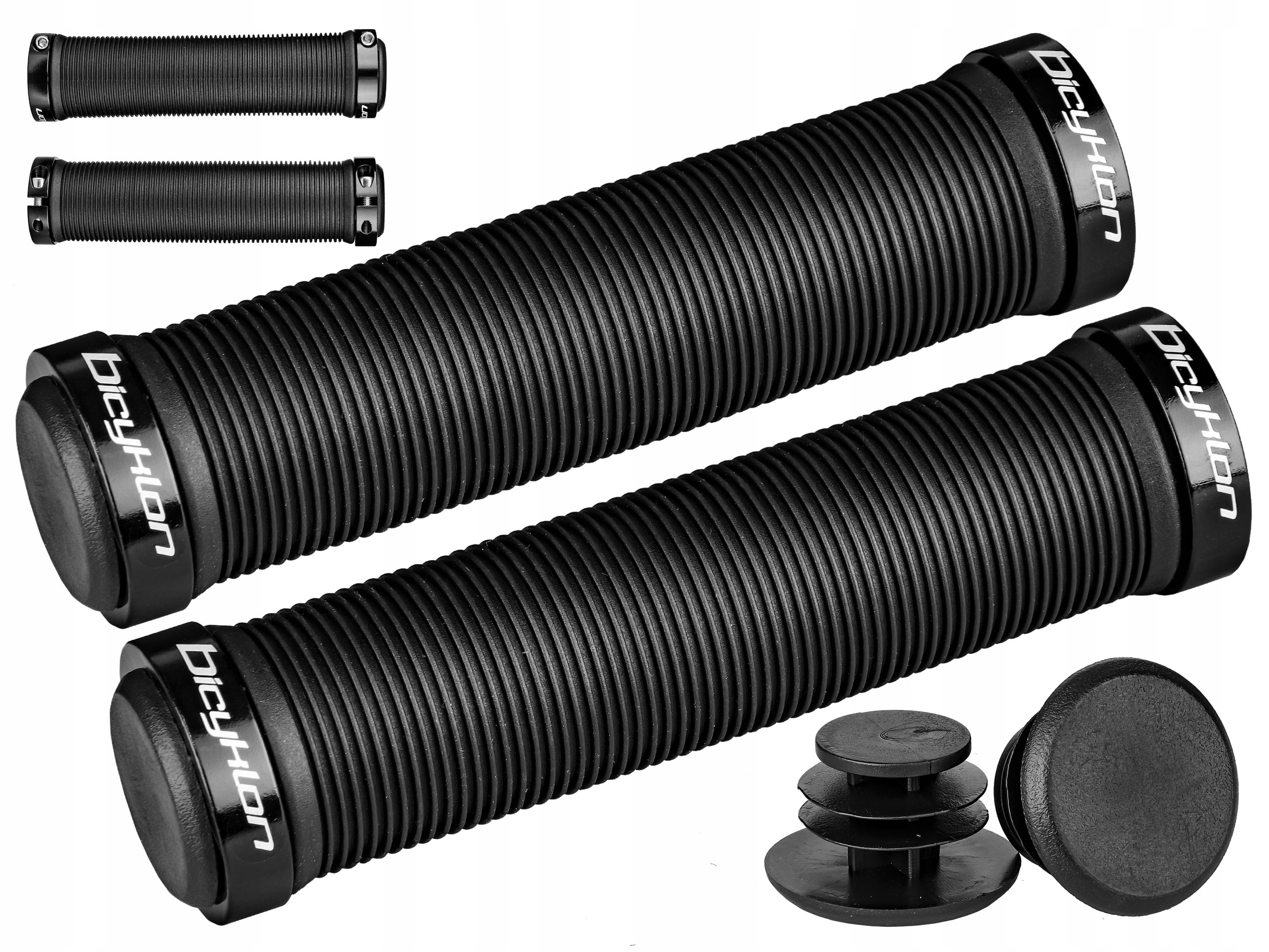

Chwyty Bicyklon Twist Lock-on Przykręcane Czarne