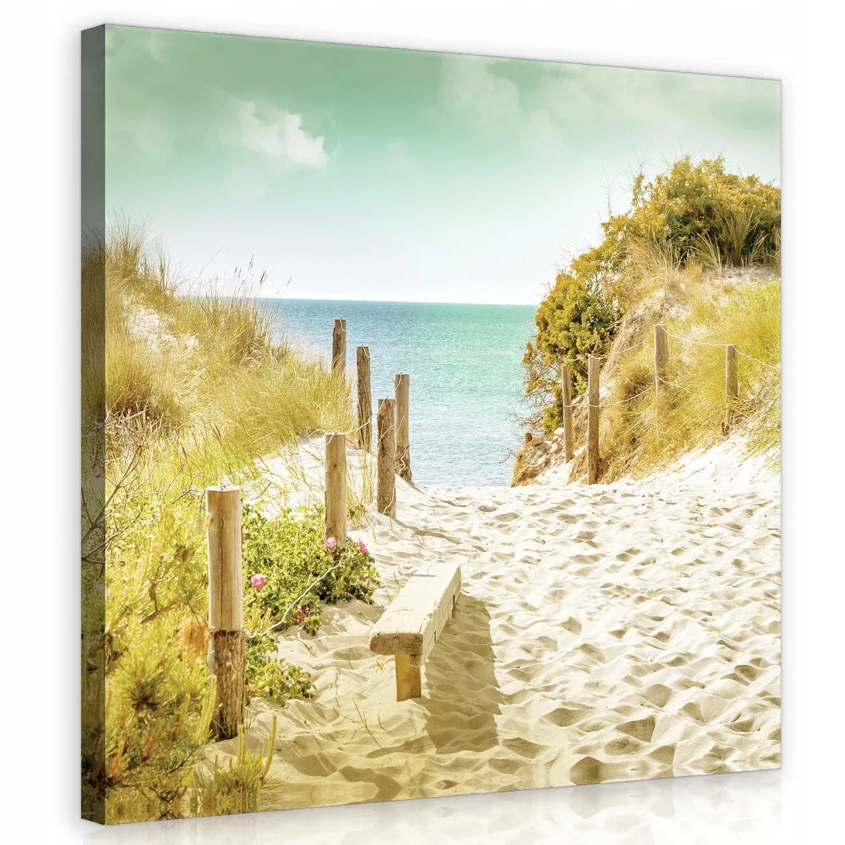 Obraz Na Plátně Canvas 80x80 Pláž Moře Písek