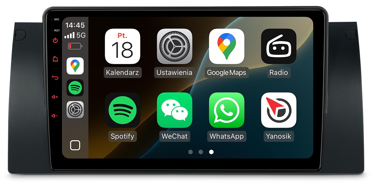 Bmw E38 E39 Nejnovější Android Carplay Rádio Navigace