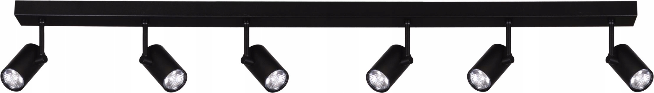 Obdĺžnikový stropný reflektor Nowodvorski čierny Hotel Salon Chodba 6611