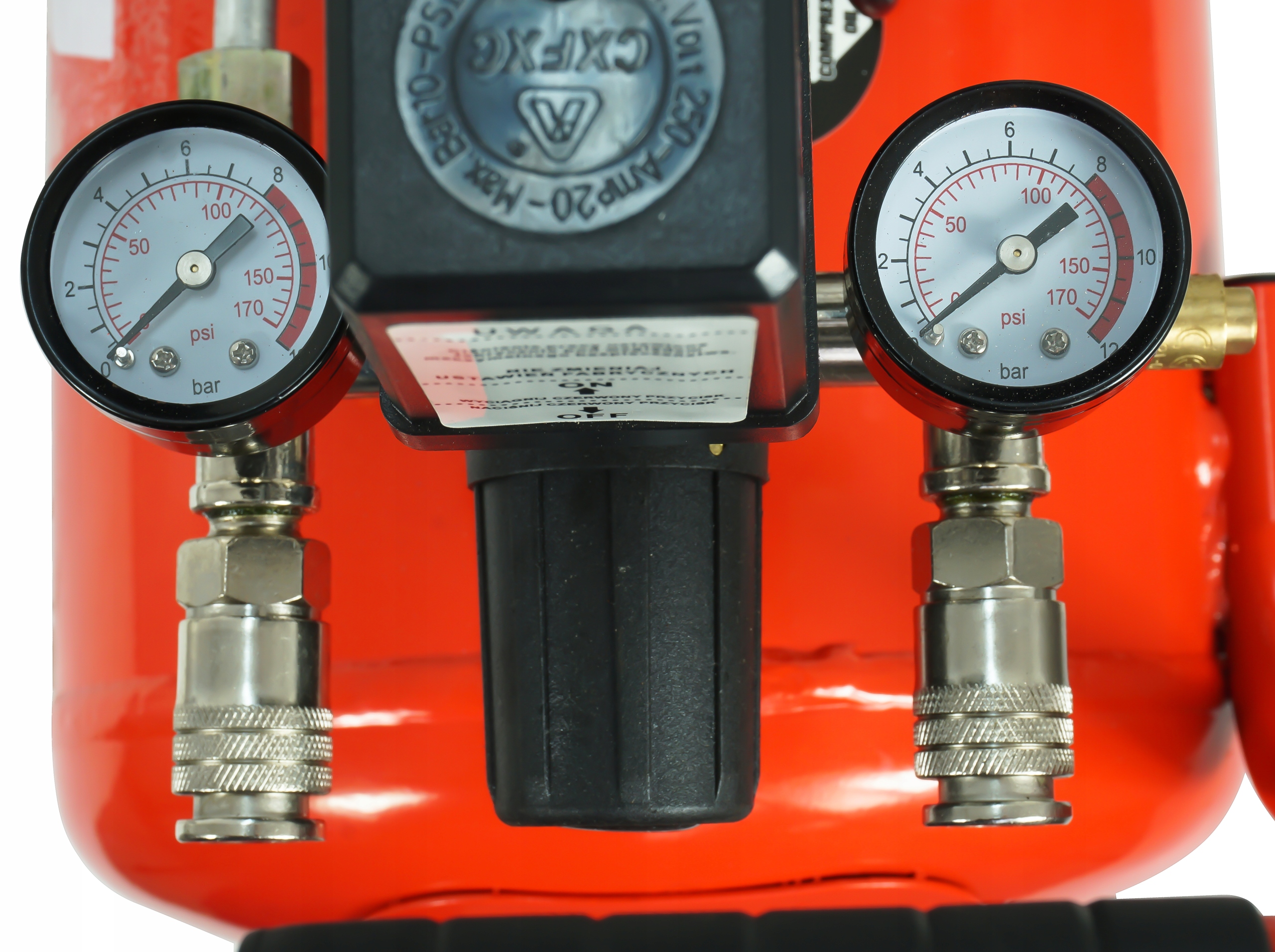 Kompresor olejowy Notig Tools N3420 24 l 8 bar Ciśnienie maksymalne 8 bar