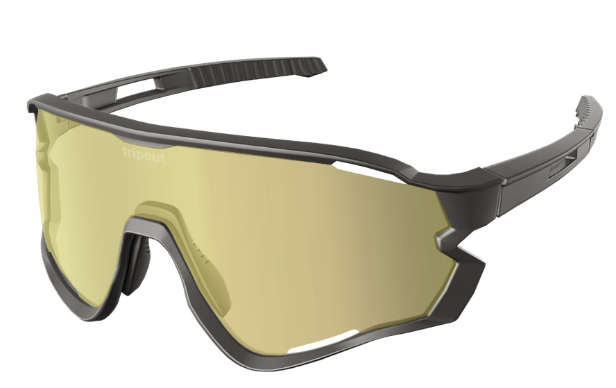 Okulary Rowerowe Tripout Force Ramka Czarna Szyba Foggy