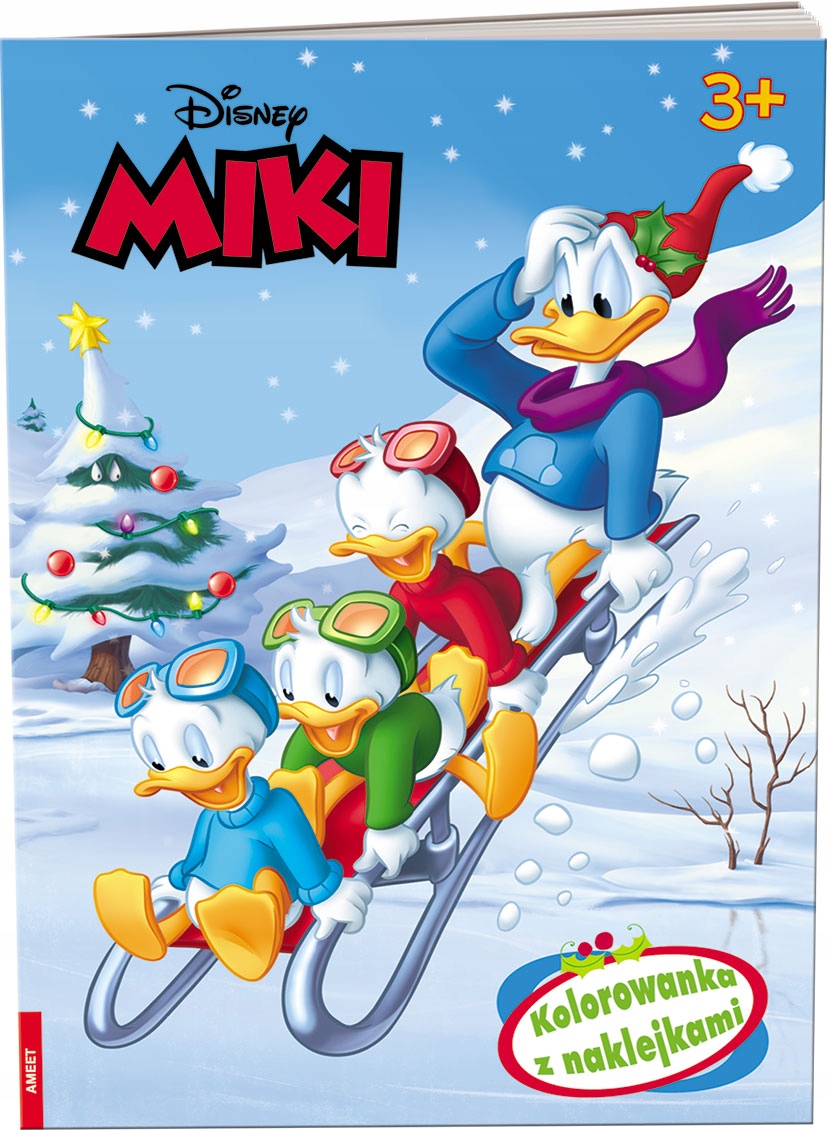 

Miki. Kolorowanka z naklejkami