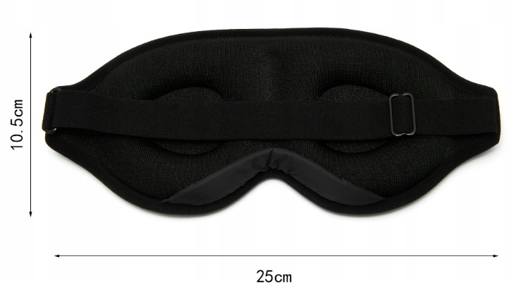 MASKA OPASKA ZACIEMNIAJĄCA OCZY LEPSZA JAKOŚĆ SNU Model KS-2043 3D MASK