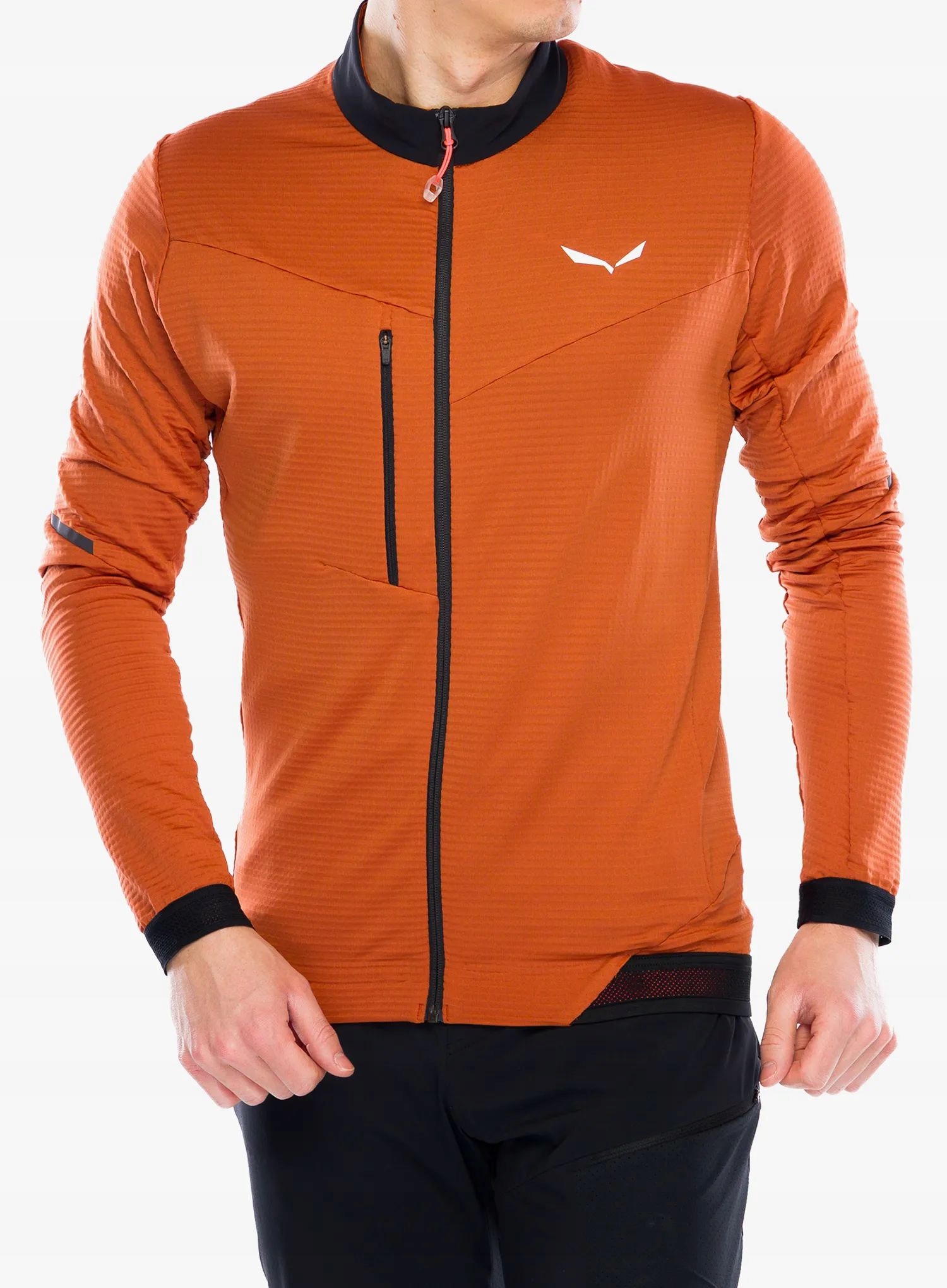 Rozepínací mikina Salewa Pedroc Pl 2 Jacket bombay brown XXL
