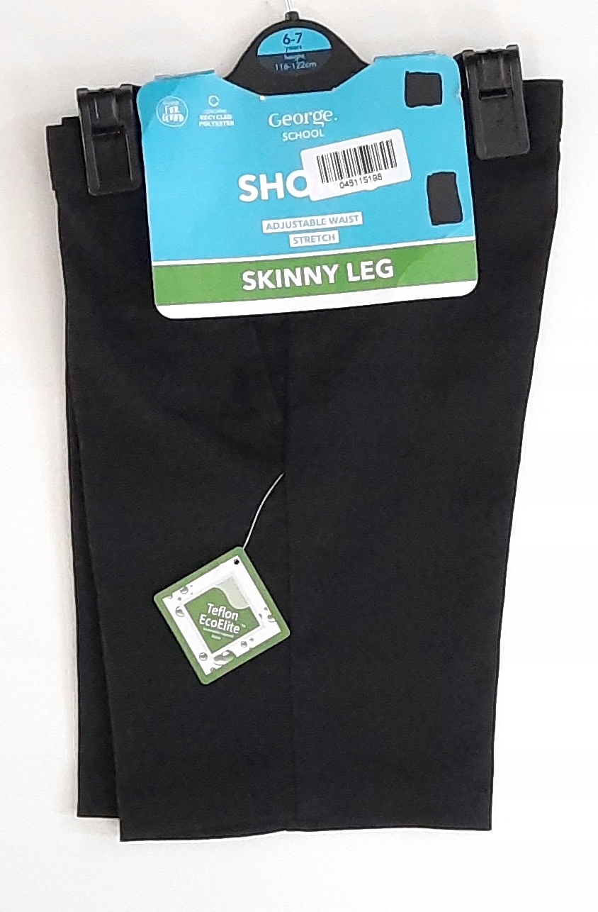 

George krótkie spodenki Skinny na kant 116-122