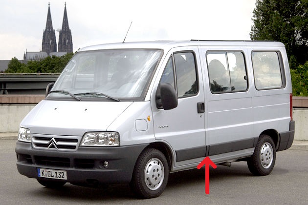 LISTWA ZEWN DUCATO 02- BOK KROTKA L/P Numer katalogowy części FT90799