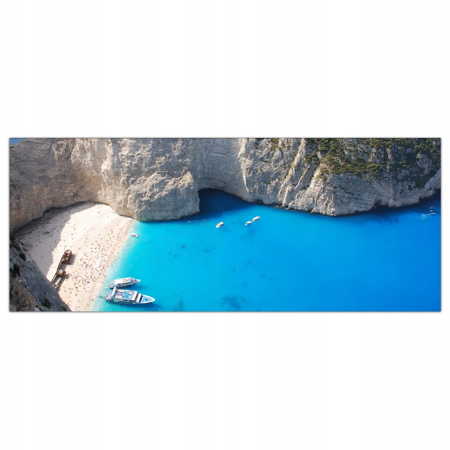 Zakynthos Řecko Město 125x50 Lacobel do kuchyně