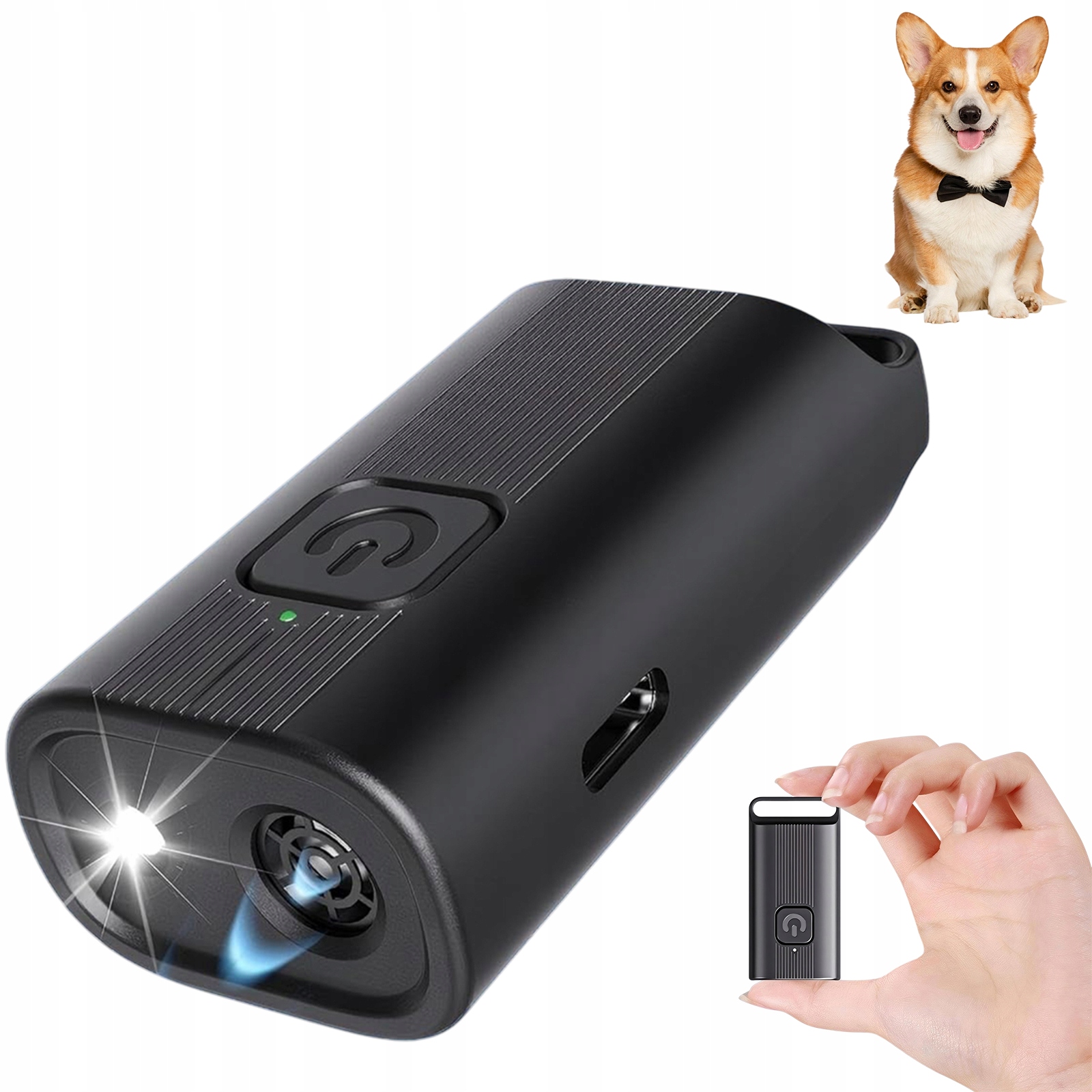 Levně Led Ultrazvukový Trenér Psů 3V1, Dobíjecí, Přenosný Do Interiéru I Dvora