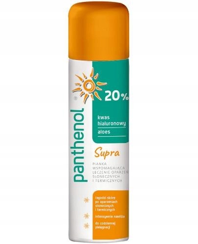 

Panthenol 20% Supra pianka na oparzenia 150 ml