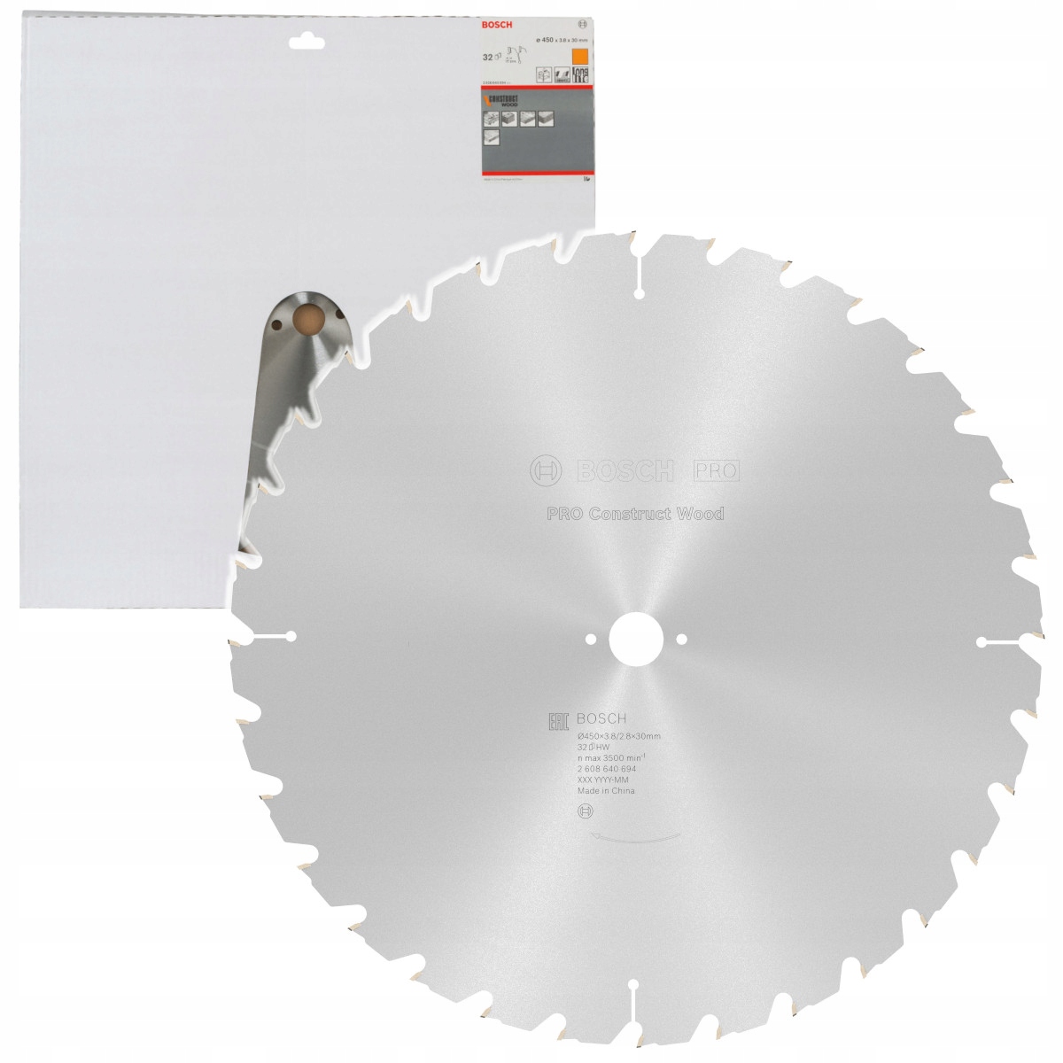 Tarcza Piła Widiowa Do Drewna 450x30mm 32 zęby Bosch Pro