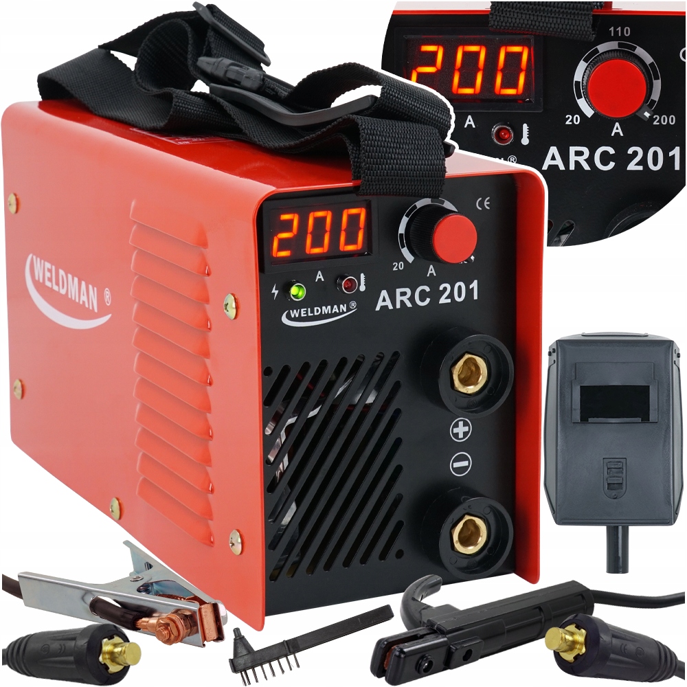 

Spawarka Mma Weldman Arc 200 Igbt 200A 230V