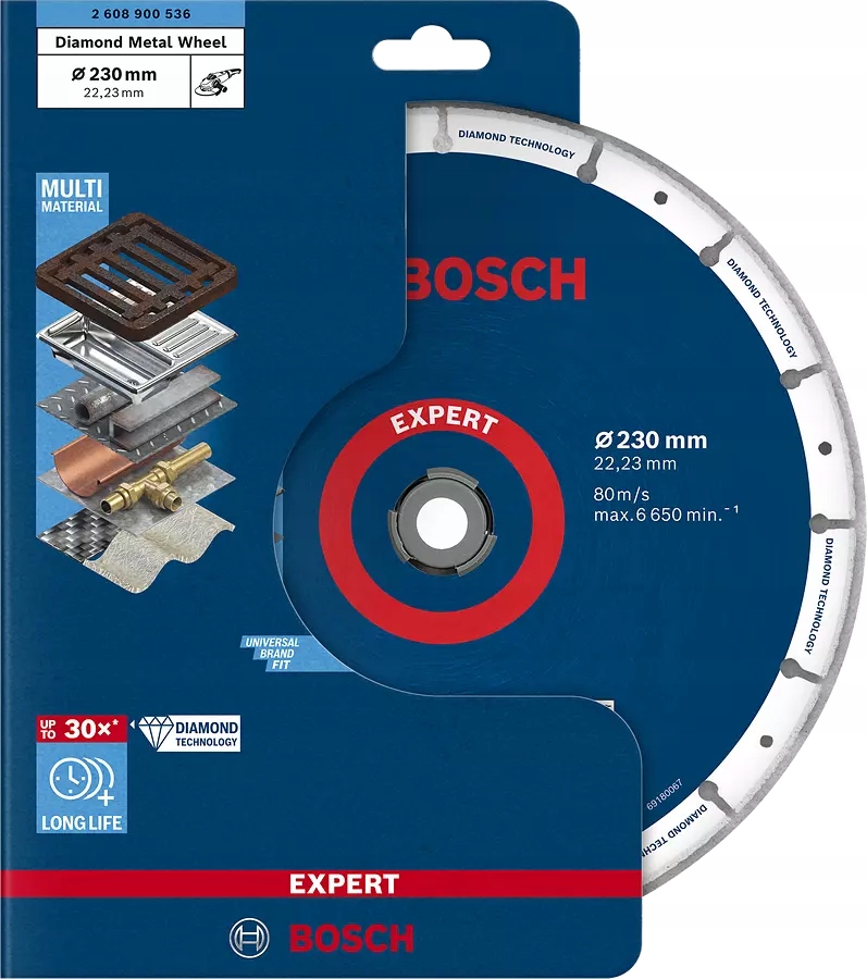 BOSCH TARCZA TNĄCA EXPERT DIAMOND METAL 230MM Kod producenta 2608900536