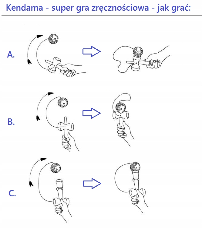 KENDAMA DREWNIANA JAPOŃSKA GRA ZRĘCZNOŚCIOWA BLACK Płeć chłopcy