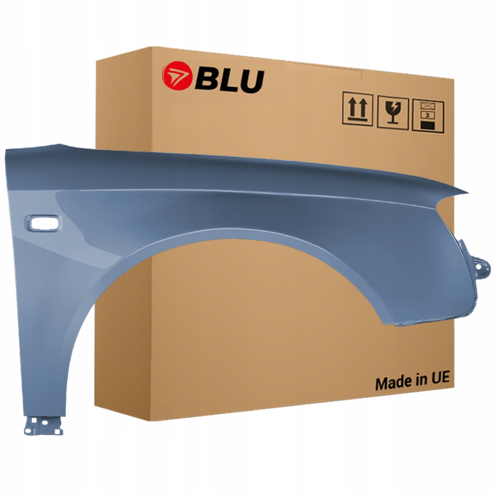 Blu Blatník Audi A4 B7 LX5X pravý modrý 04-08 přední pozink SpharenBlau