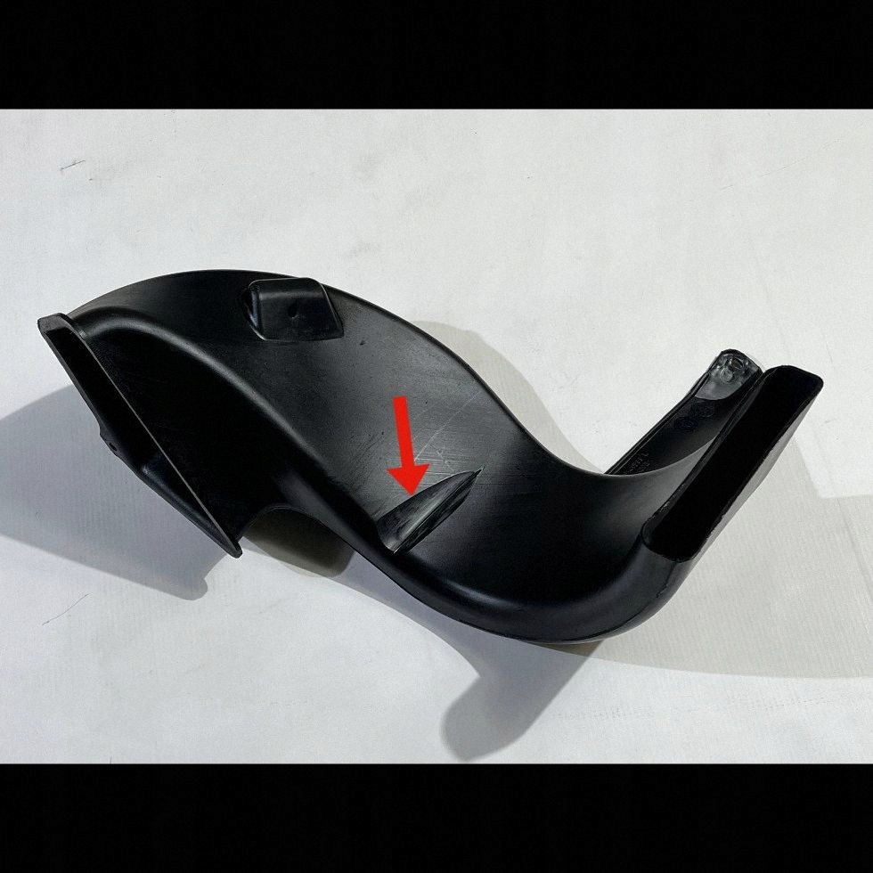 kanal zufuhr luft ukladu brems- links heck Chevrolet Corvette C6