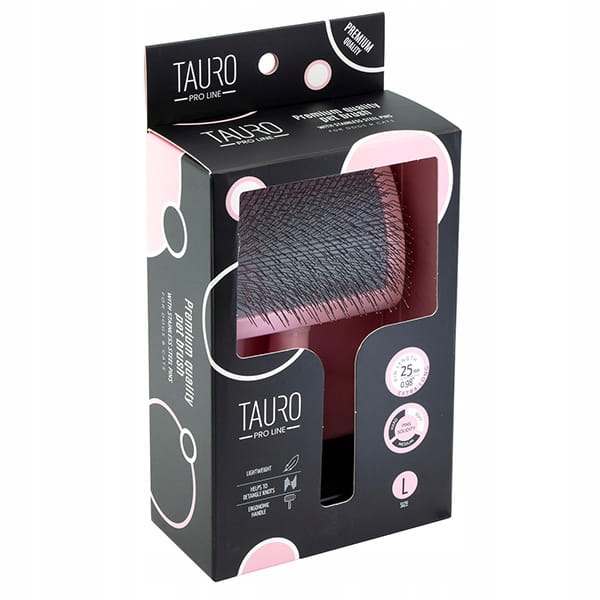 Levně Tuaro kartáč měkké piny 25 mm růžový