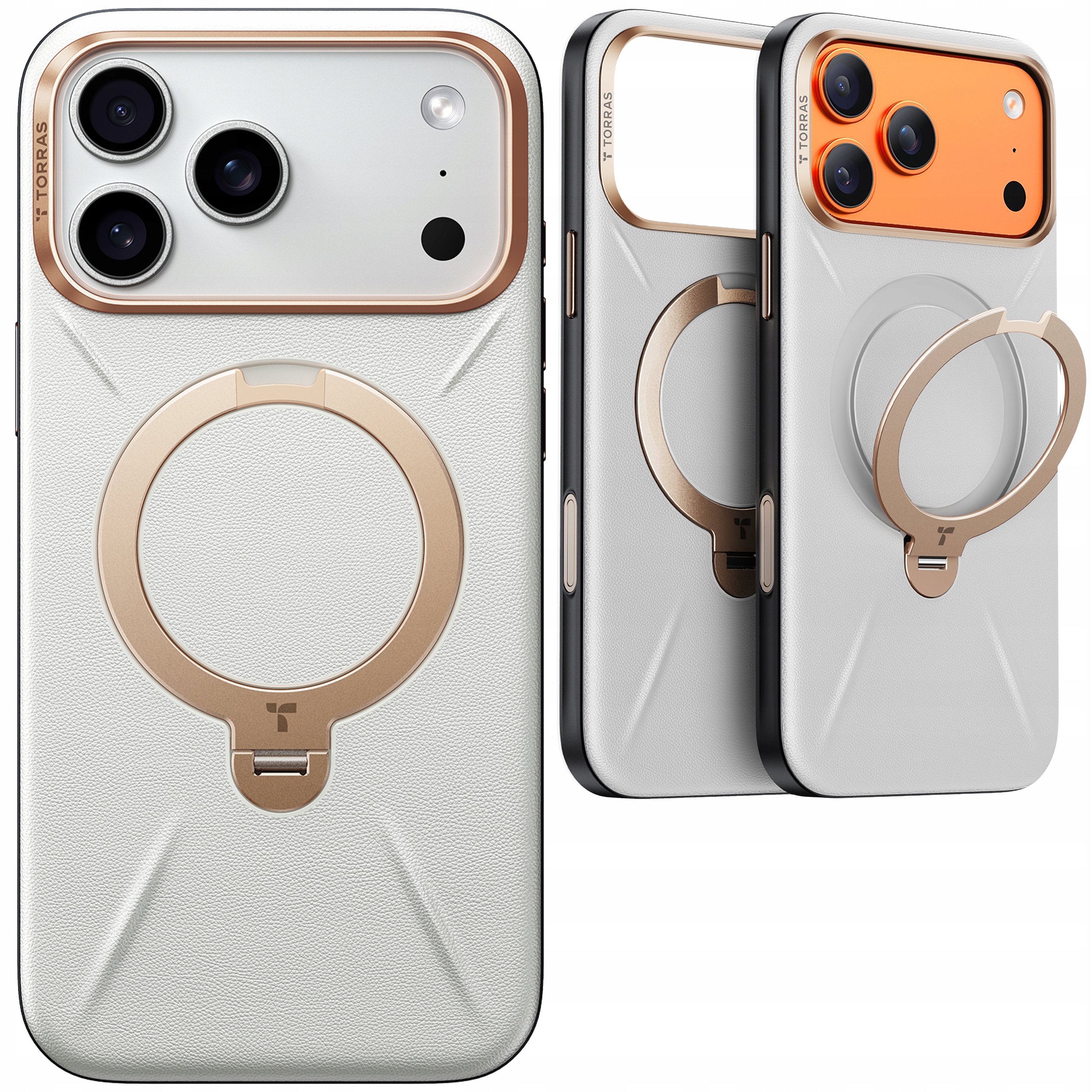 Torras Ostand VegSkin Case Etui MagSafe z Uchwytem do iPhone 17 Pro Max