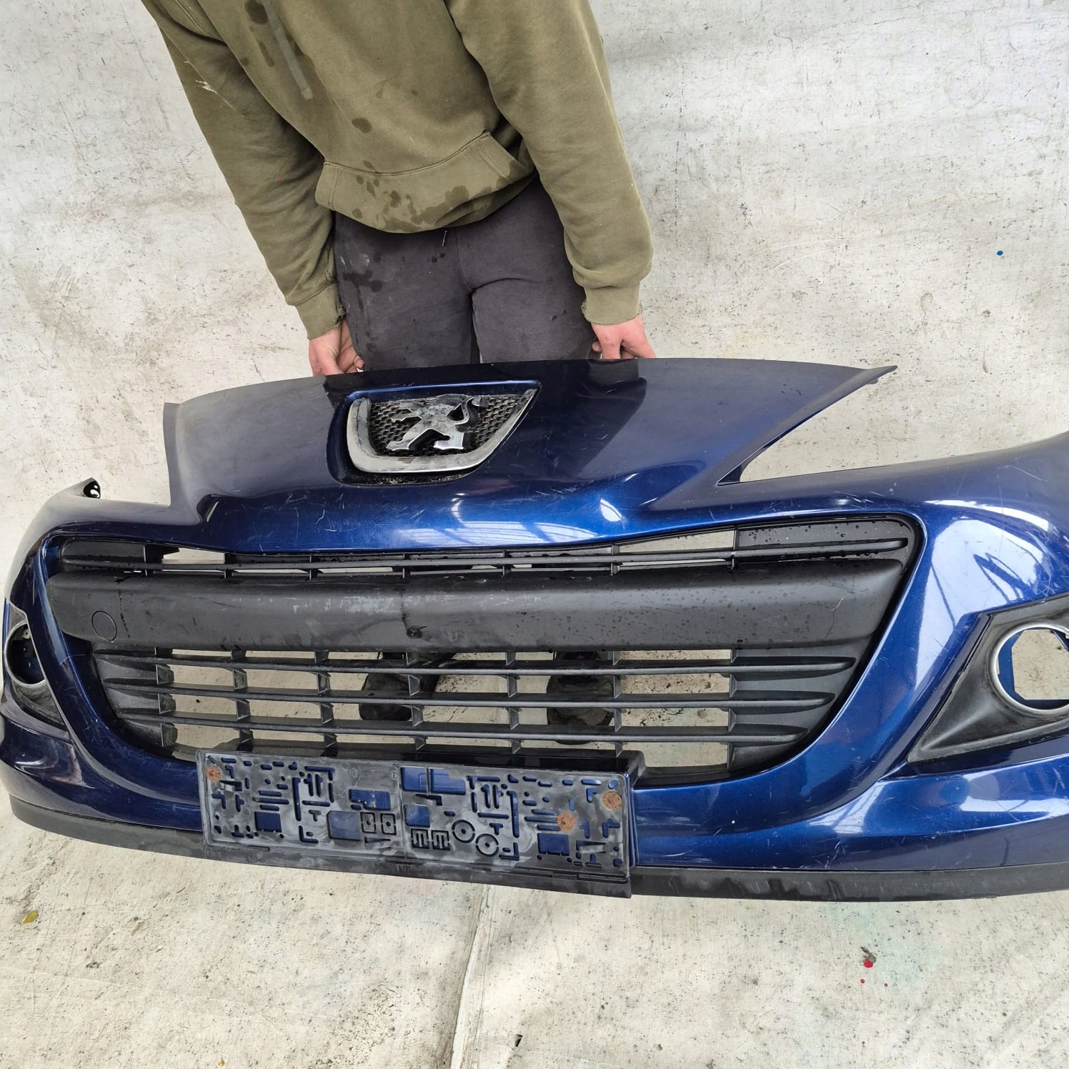 PEUGEOT 207 LIFT 09-12 bumper front front