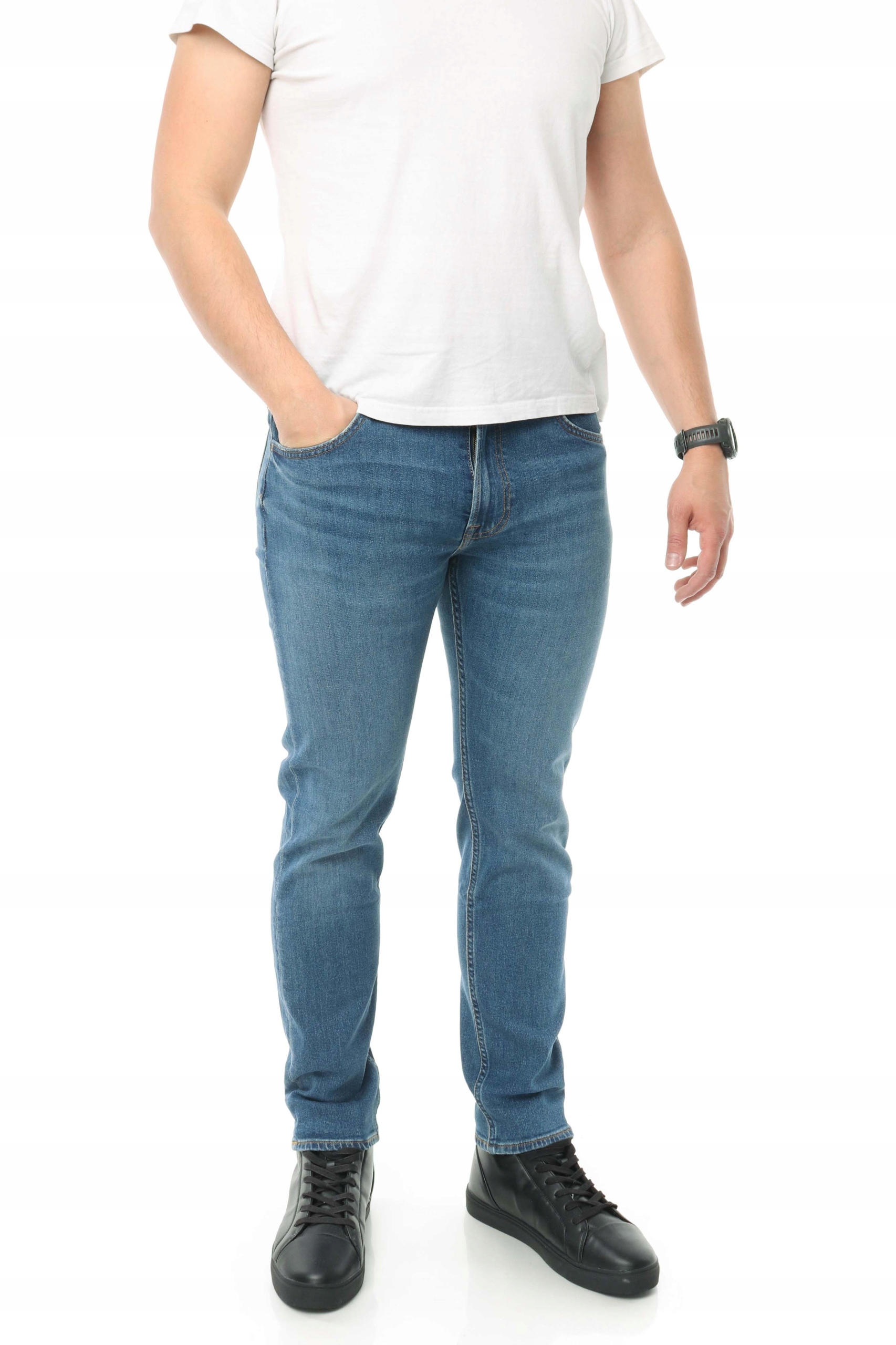 LEE RIDER spodnie męskie zwężane jeansy W34 L32 Marka Lee