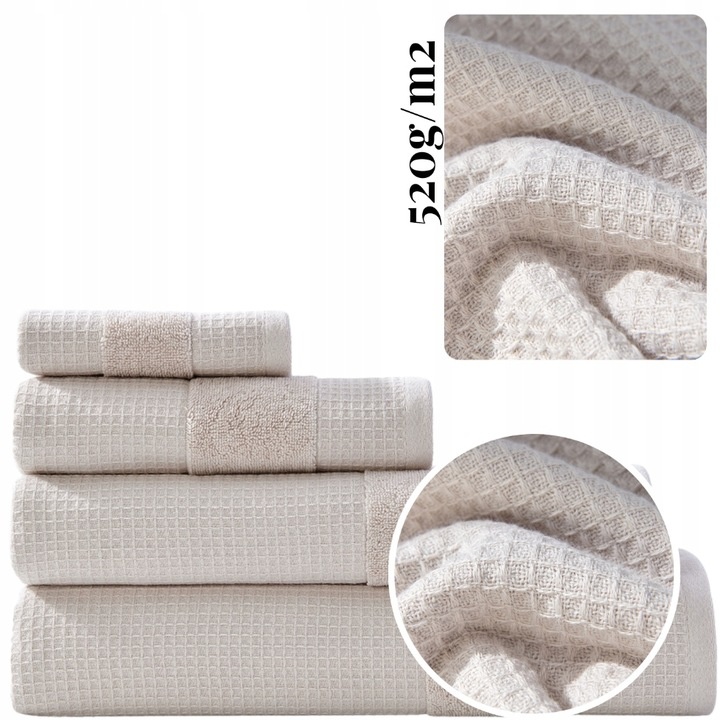 Ručník Checky 100x150 kašmírový s ozdobnou bordurou 520 g/m2