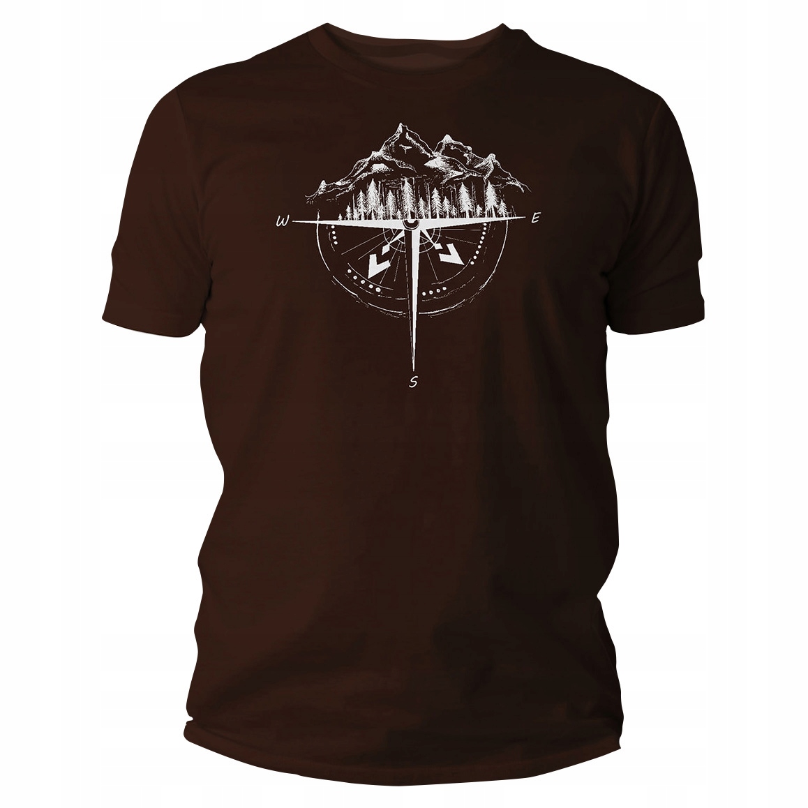 

Koszulka T-Shirt TigerWood Róża Wiatrów Brown S