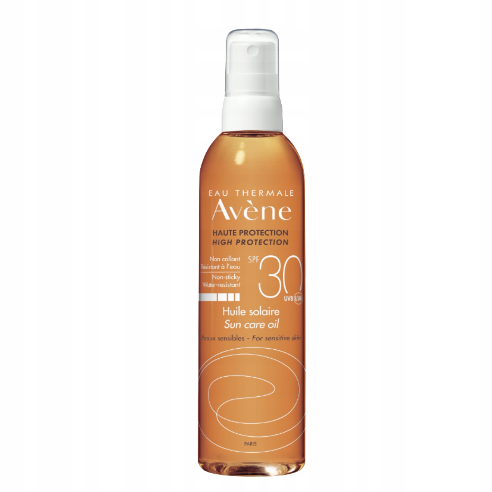 Avène Sun Care Oil SPF30 olejek przeciwsłoneczny do twarzy i ciała 200 ml