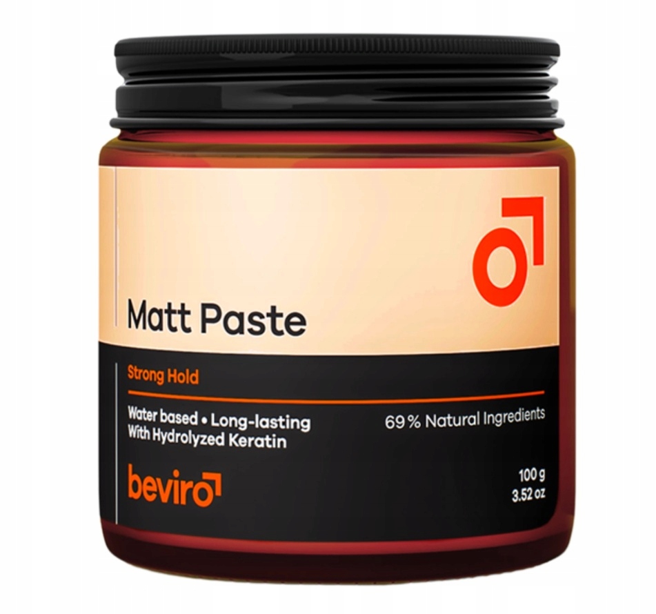 Pasta na vlasy matující silný úchop Beviro Matt Paste 100 g