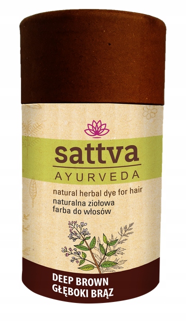 

Sattva Henna Głęboki Brąz Deep Brown 150G