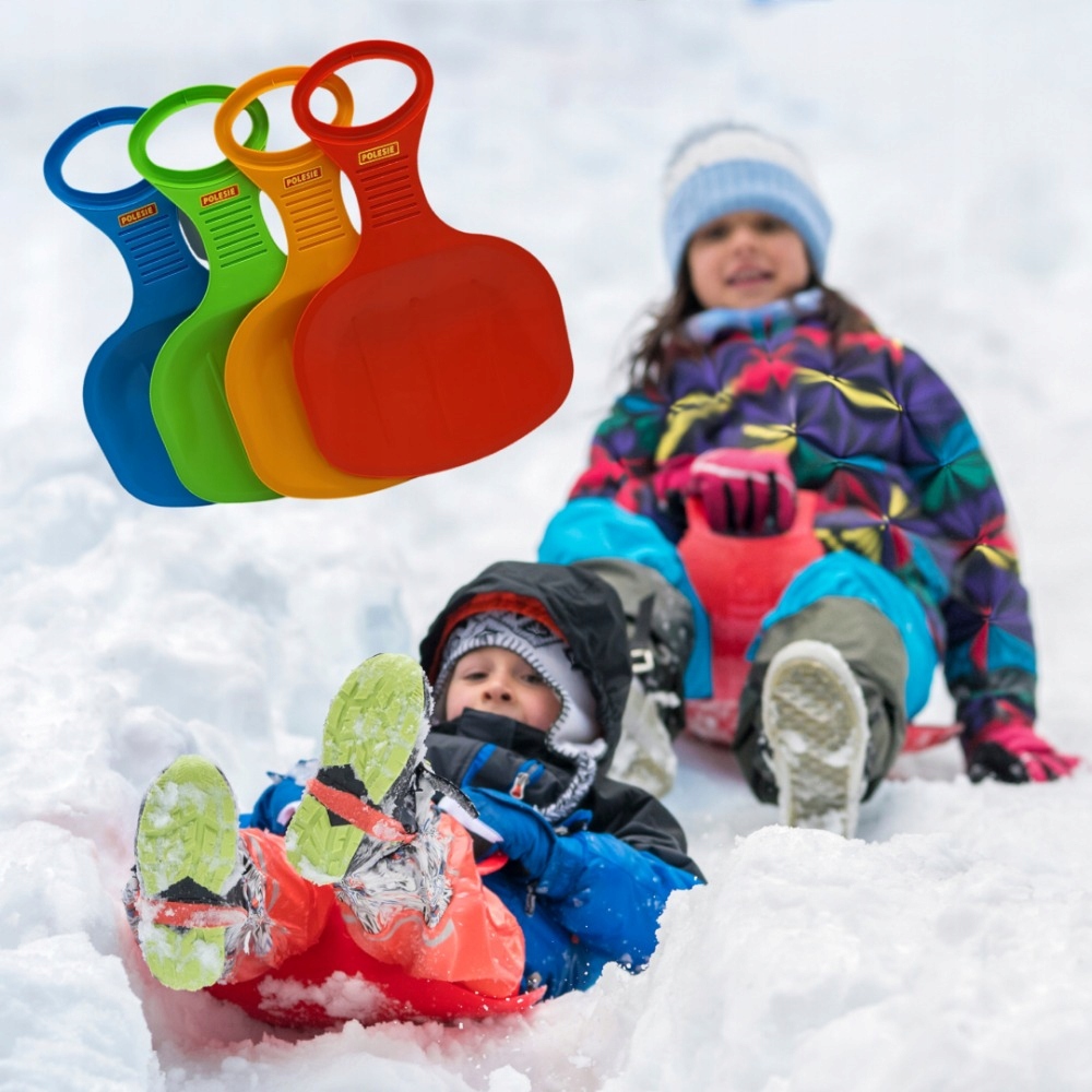 ŚLIZG JABŁUSZKO SANKI do zjeżdżania NA ŚNIEG DUŻE Model ŚLIZG