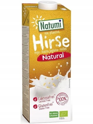 Levně 3x Natumi Jáhlový nápoj bez přidaných cukrů bezlepkový Bio 1 l