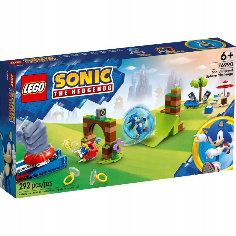 Lego 76990 Sonic the Hedgehog Sonic wyzwanie z pędzącą kulą