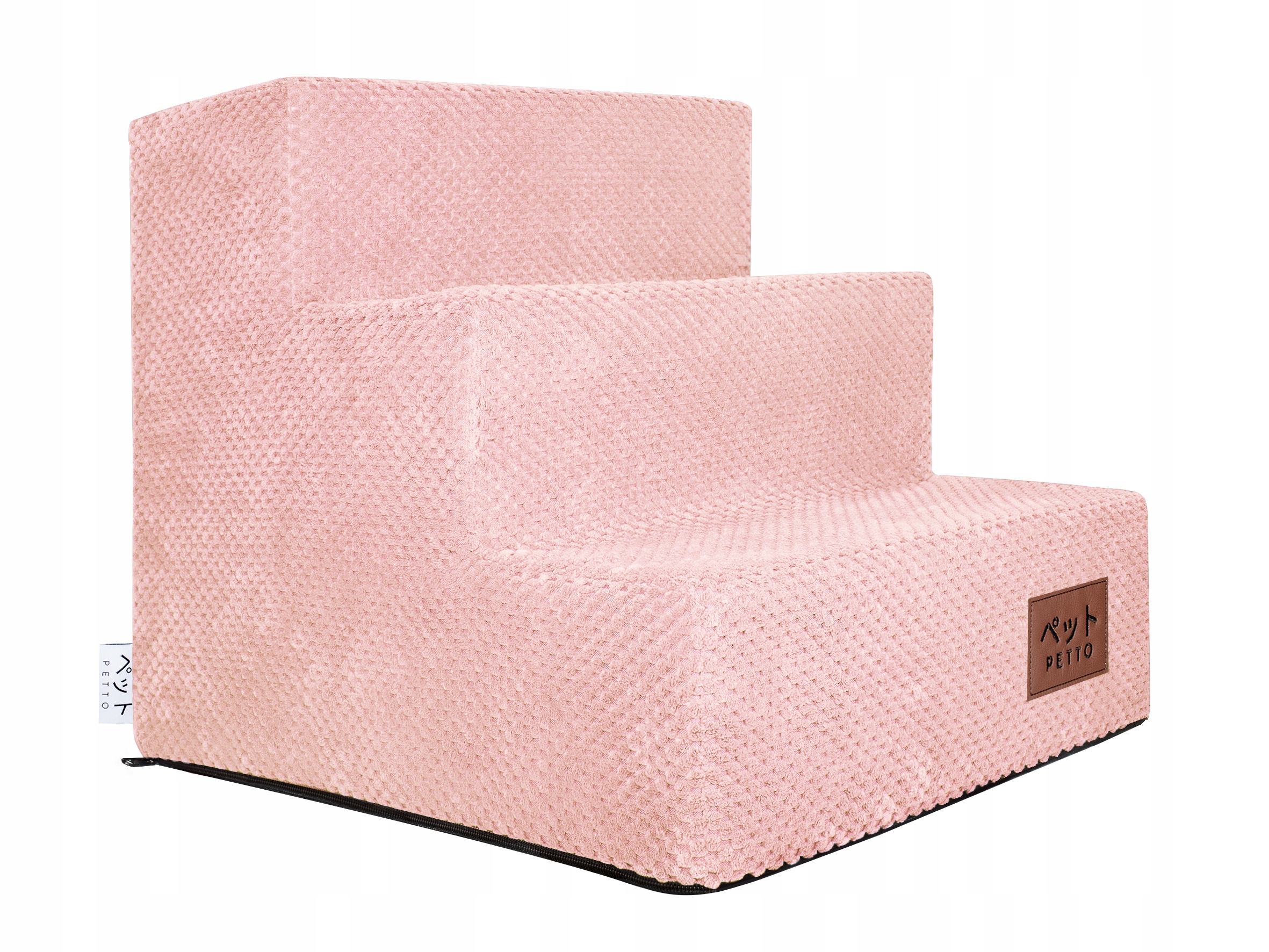 Levně Petto Schodky pro psa Takai 3 stupně světle růžové