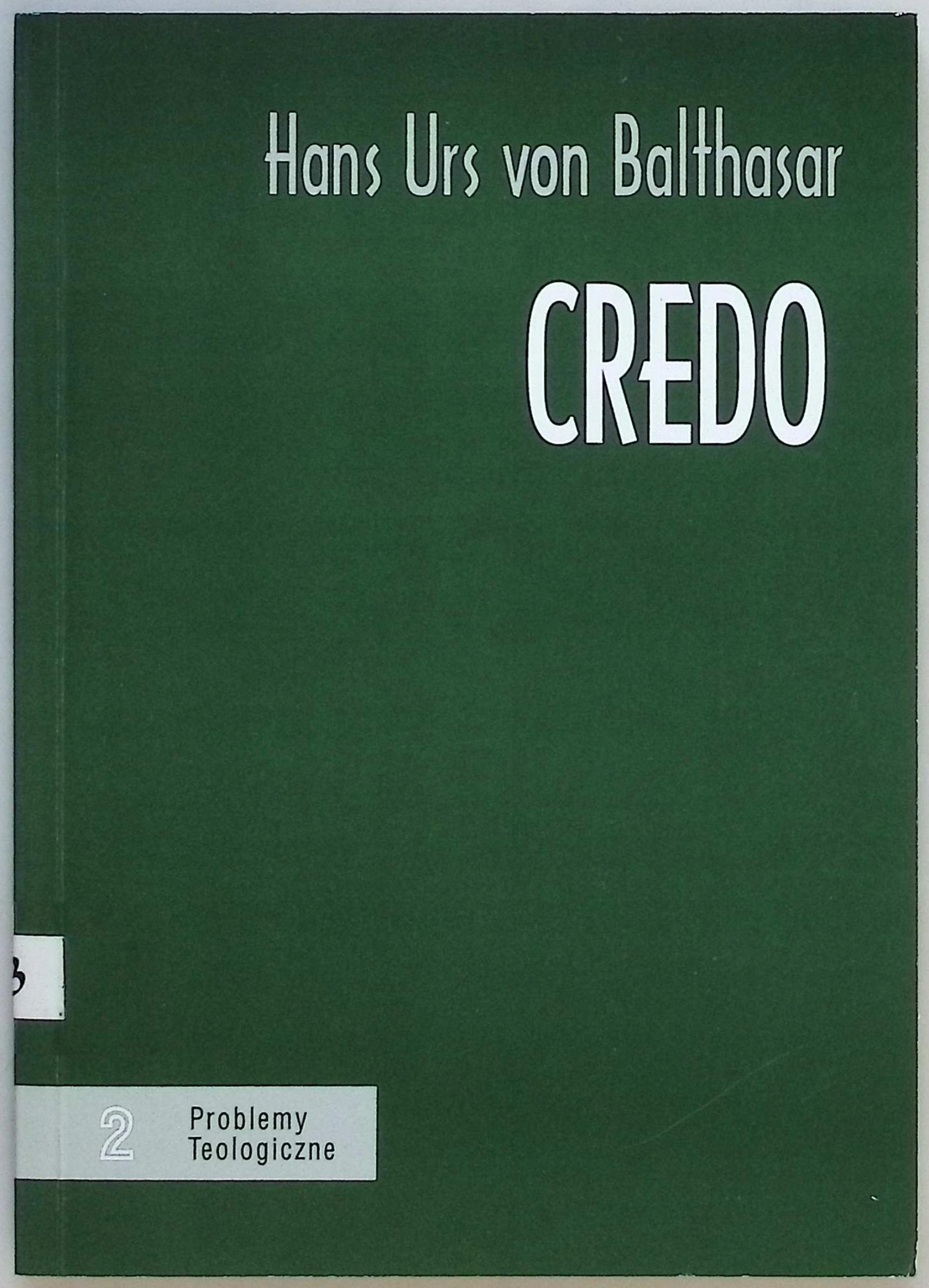 Credo Hans Urs von Balthasar