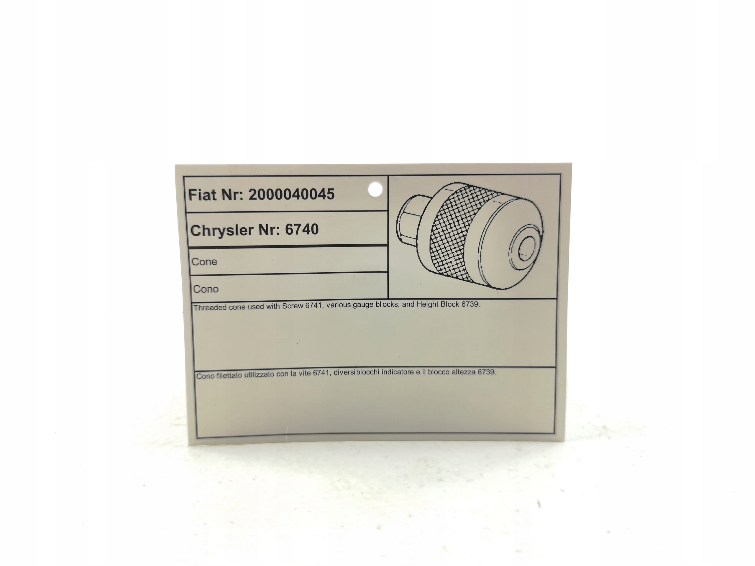 STOZEK DO MONTAZU TULEI springing CHRYSLER DODGE / 2000040045