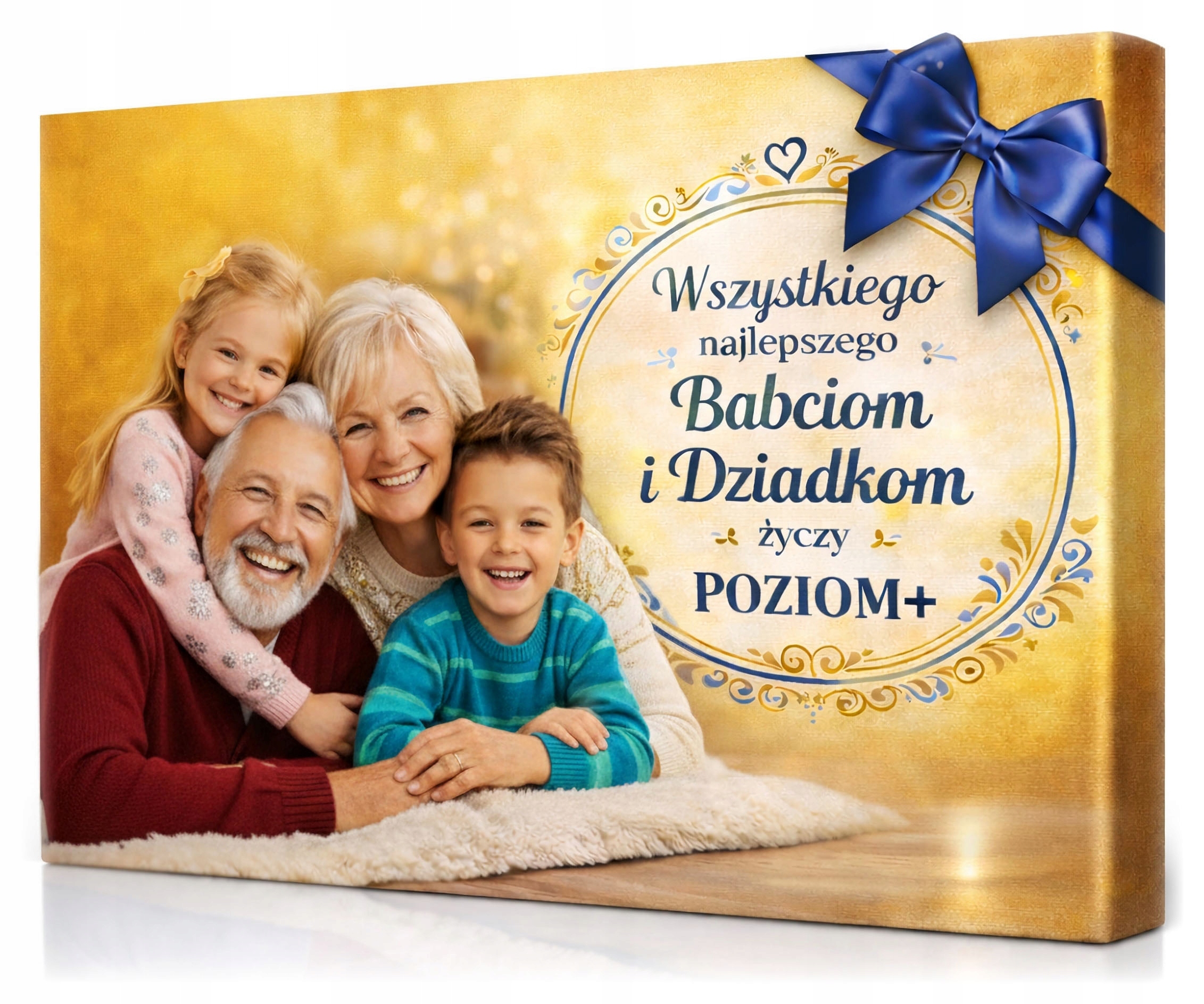 Fotoobraz Gruba Rama 4cm płótno 100% Bawełna Werniks Zestaw 40x80 cm