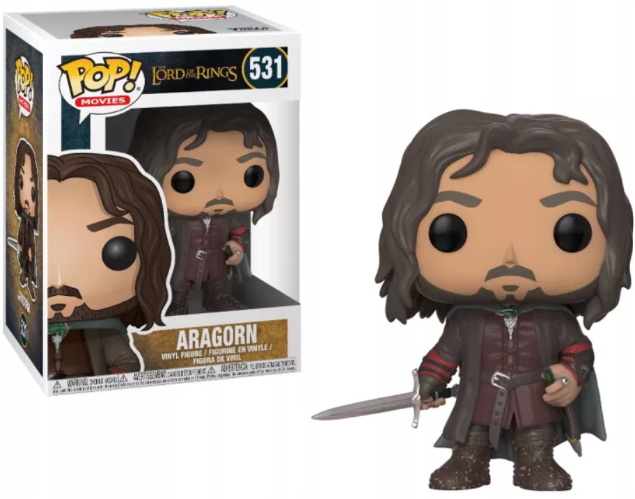 Funko Pop! Lord of the Rings Pop Aragorn 9 cm Władca Pierścieni