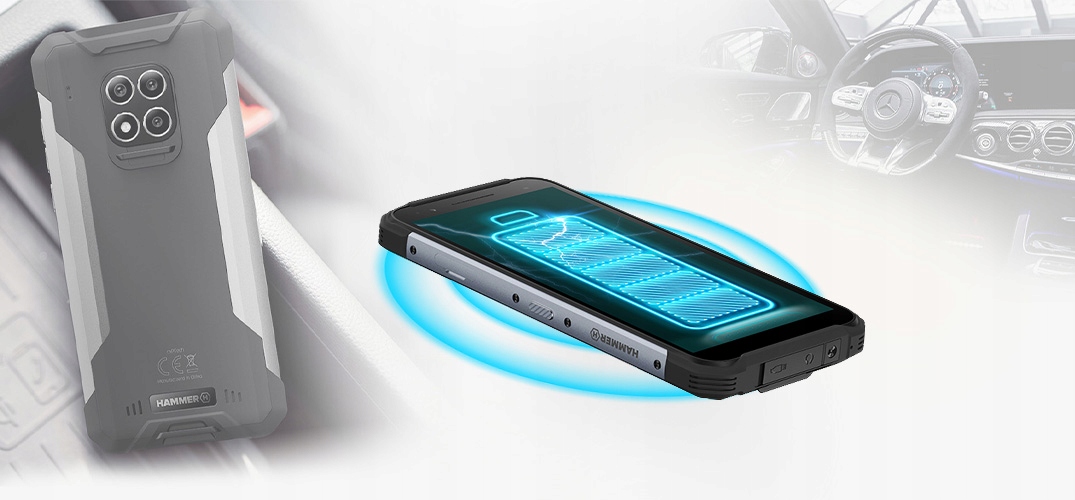 HAMMER Construction Pancerny Smartfon 6GB RAM IP69 Typ Smartfon