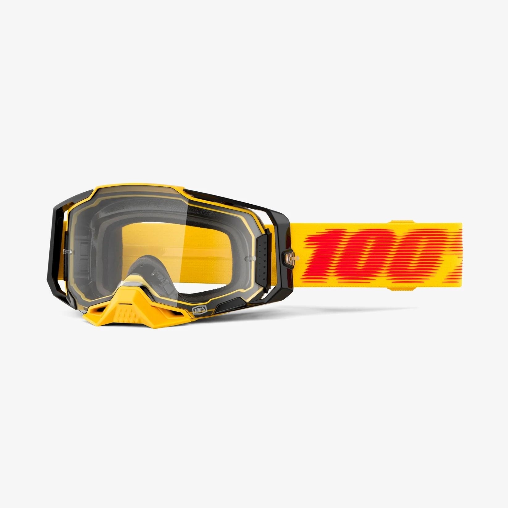 100 % Okuliare Armega Tetsu Clear Lens Farba Žltá/červená/čierna