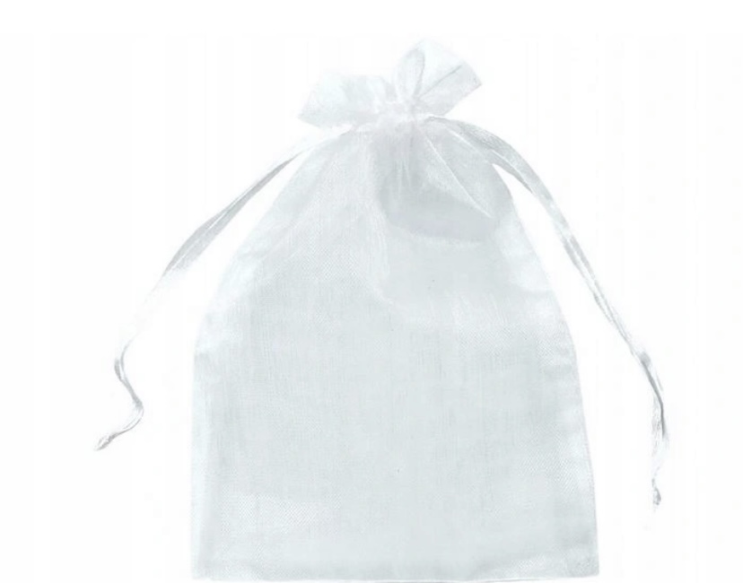 

Woreczki z organzy 10x15 cm 10szt Ślub Białe