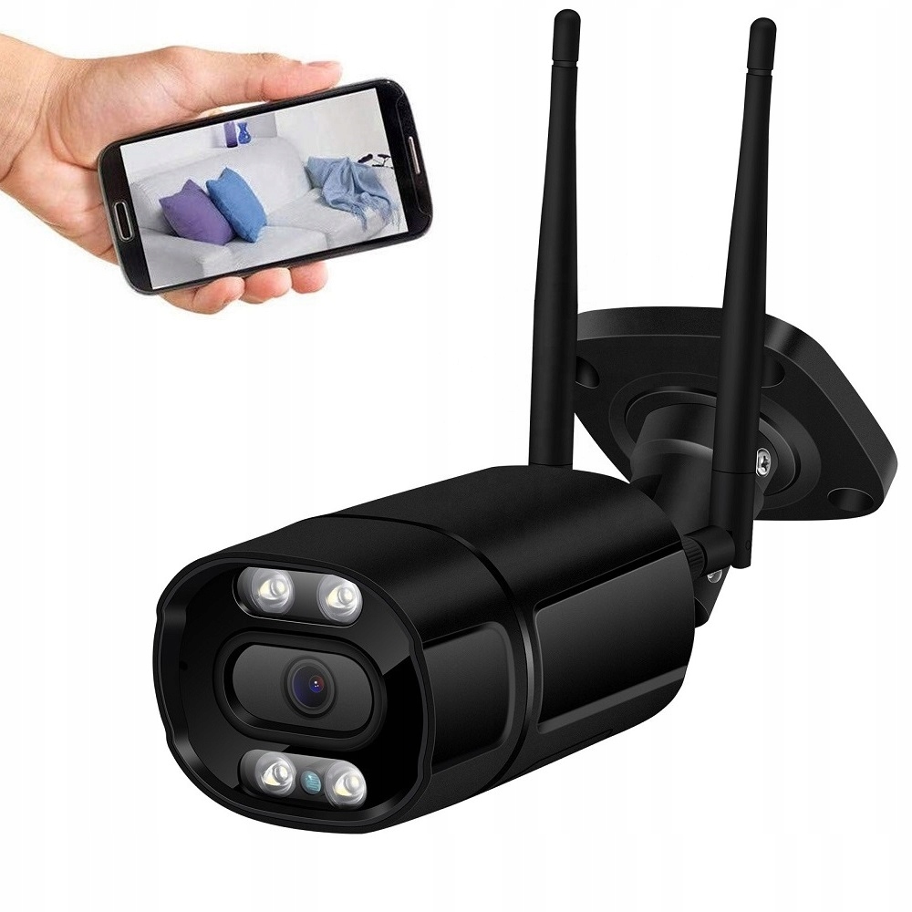 Venkovní Tubusová Kamera Voděodolná Dvě Ip Antény 5MPX Wifi