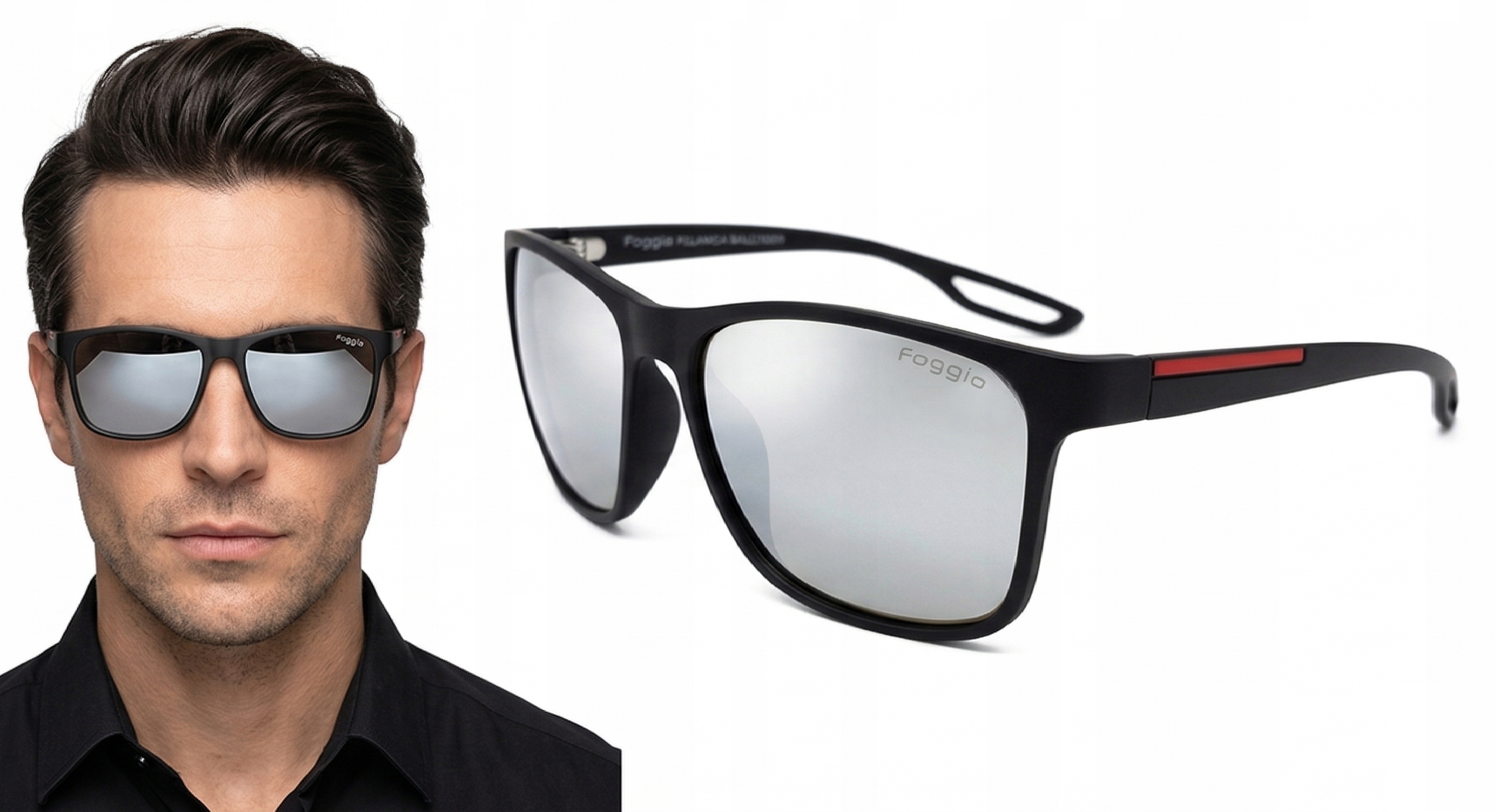 Foggio okulary polaryzacja fotochrom lustrzanka Revo F715-2