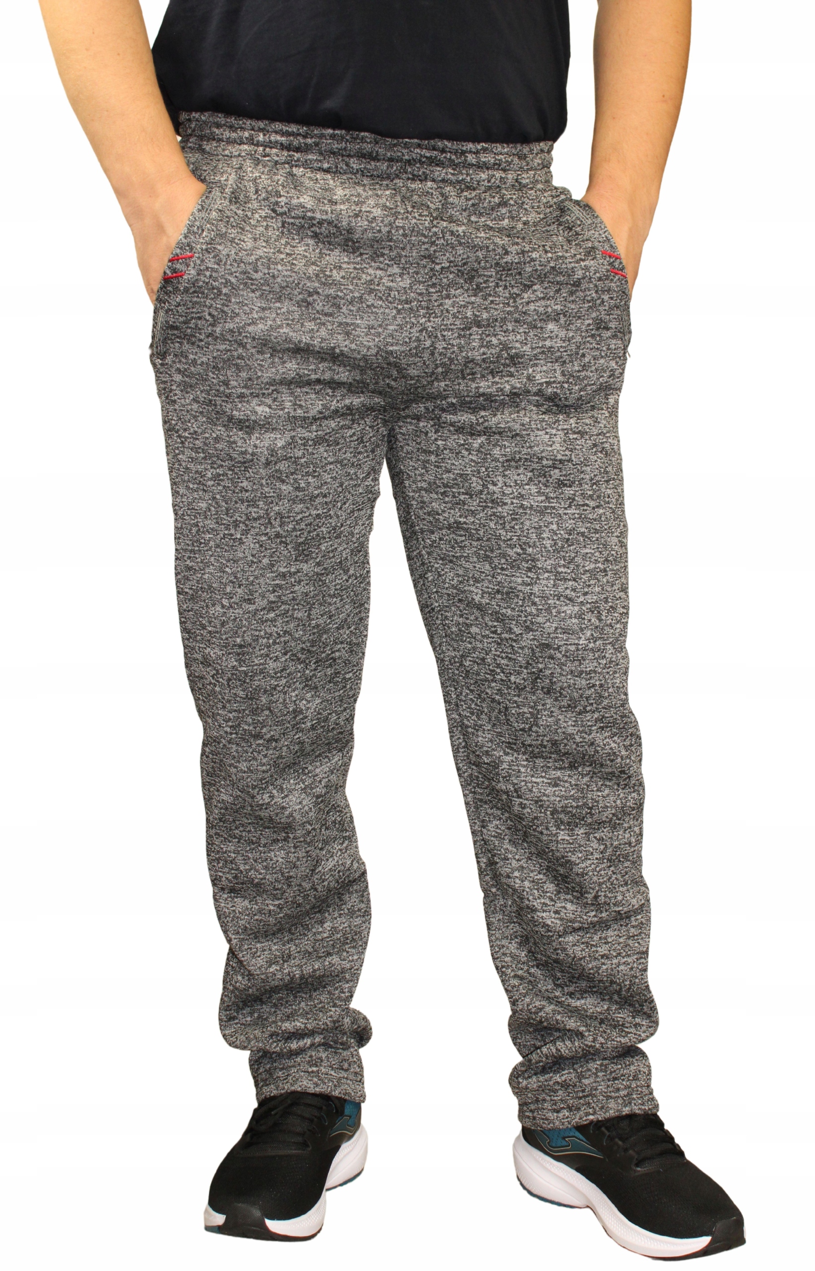 OCIEPLANE MĘSKIE SPODNIE DRESOWE KIESZENIE NA SUWAK ROZMIAR XXL Rozmiar XXL