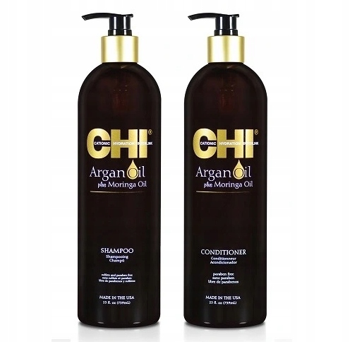 Chi Argan Oil Sada: šampon a kondicionér 2x739ml