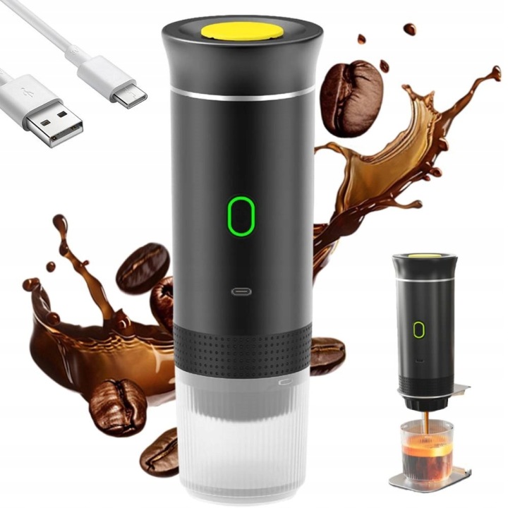 Automatický kávovar 19 bar černý s napěňováním mléka