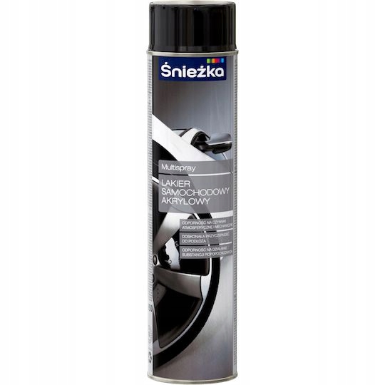 

Spray 600ml Akrylowy Do Samochodów Czarny Połysk Ś