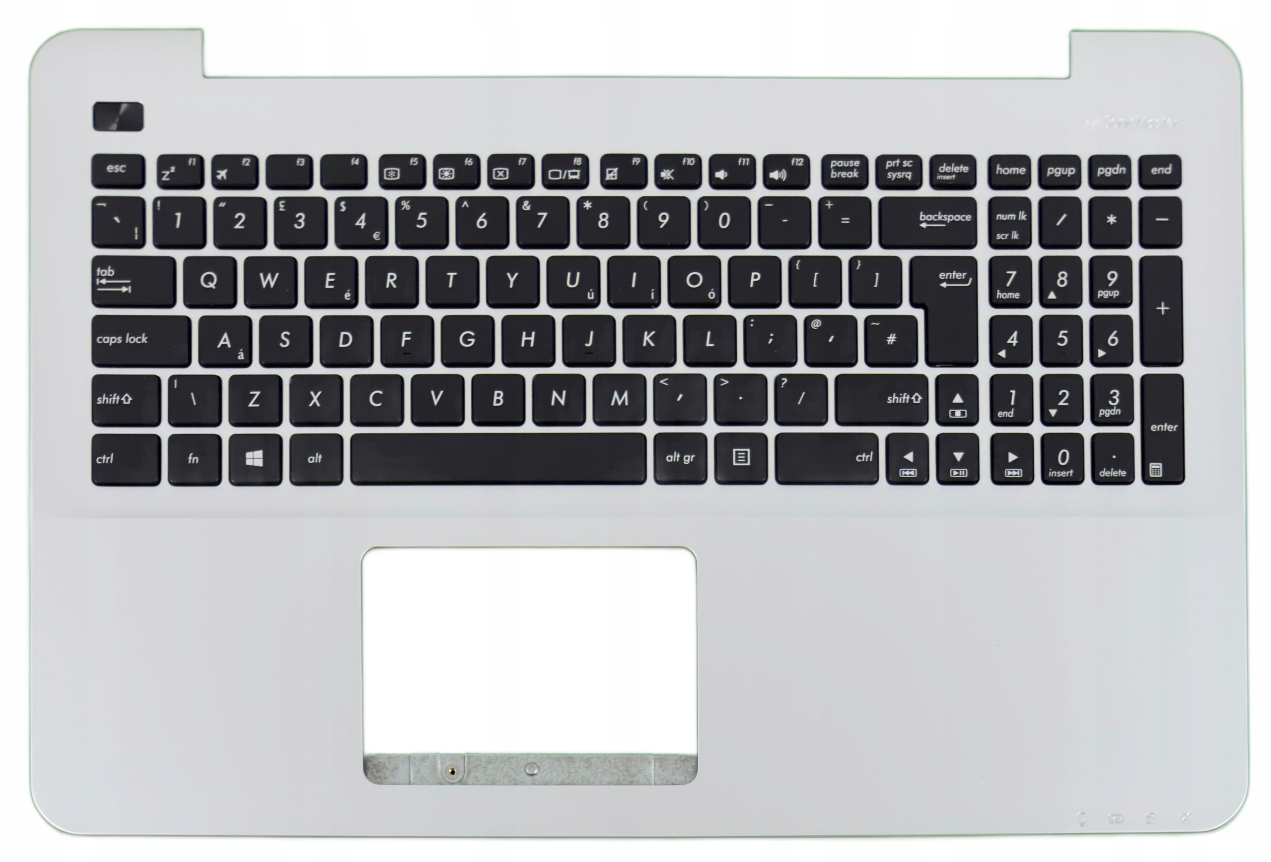 Pouzdro Palmrest Klávesnice Asus X555 R556L K555 R556QA Stříbrná