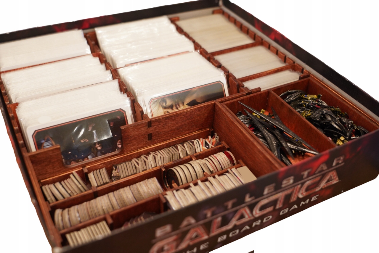 DREWNIANE INSERTY DO GRY BATTLESTAR GALACTICA