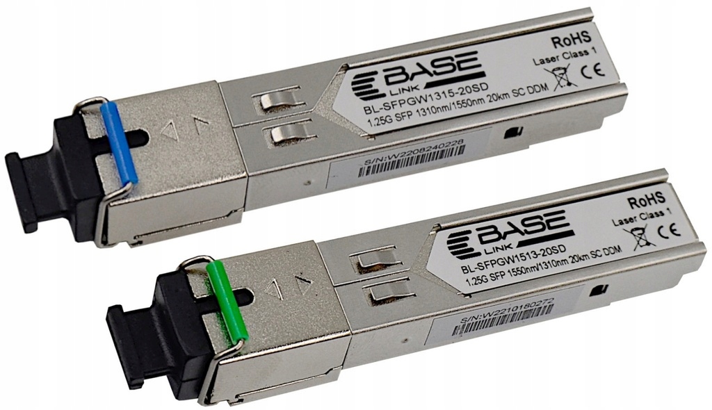Moduł Wkładka Gibic Sfp Wdm 1310/1550 Sm Sc 20km