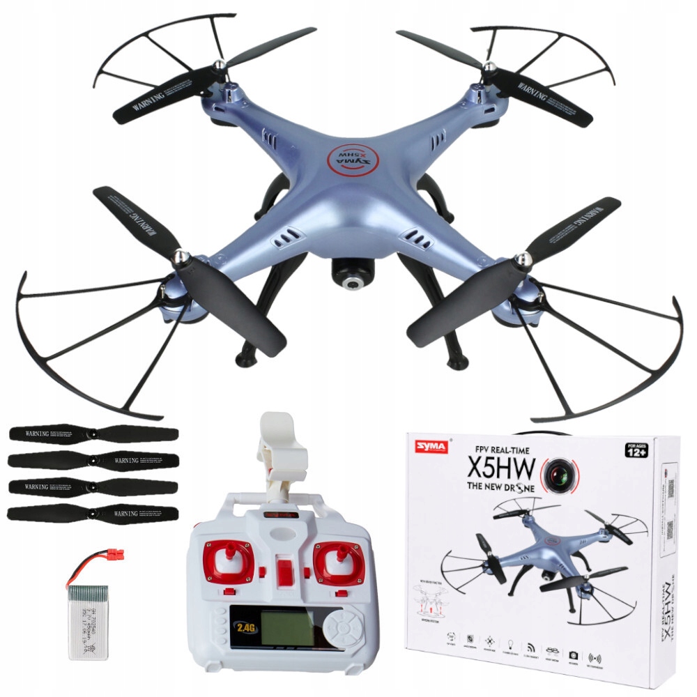 Dron s kamerou Wi-fi Náhled na telefon Dálkové ovládání Režim učení Vznášení Headless Mode